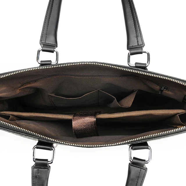 Новый мужской деловой портфель, модная сумка через плечо из искусственной кожи, сумка-мессенджер, отправка того же клатча, сумка для ноутбука 14 дюймов