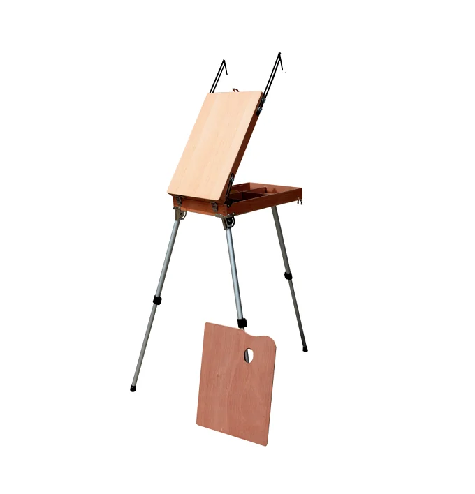 2024 Art Light Weight French Style Field and Sketchebox Easel with Aluminum Tripod