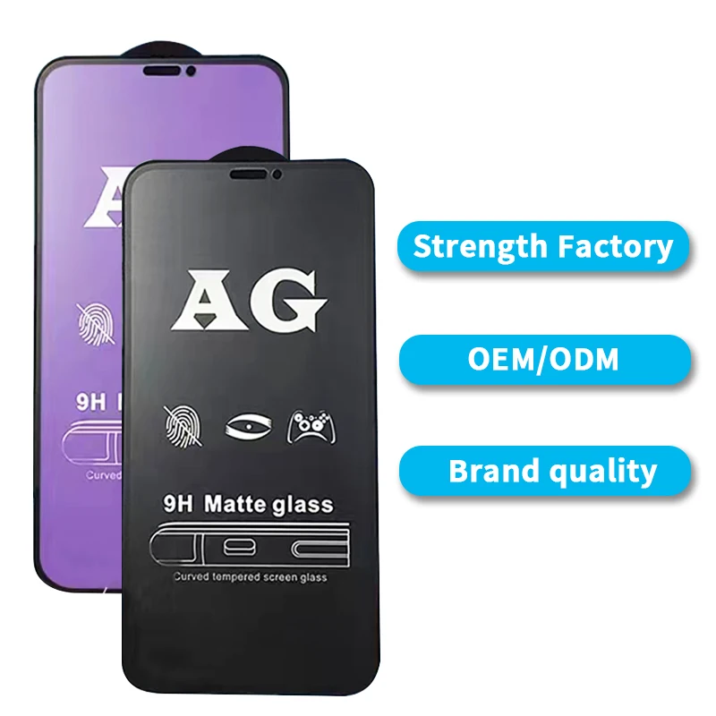 Custom wholesale Anti-fingerprint Tempered Glass MAtte Screen Protector Anti-glare for iPhone 13 Pro max Screen Protector film