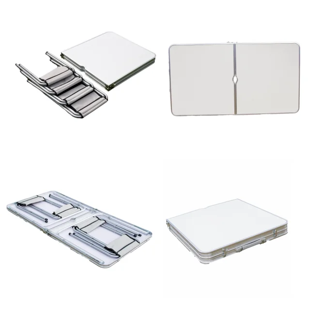 2024 Hot sale modern outdoor aluminium lightweight foldable dining table and chairs portable camping table and chairs