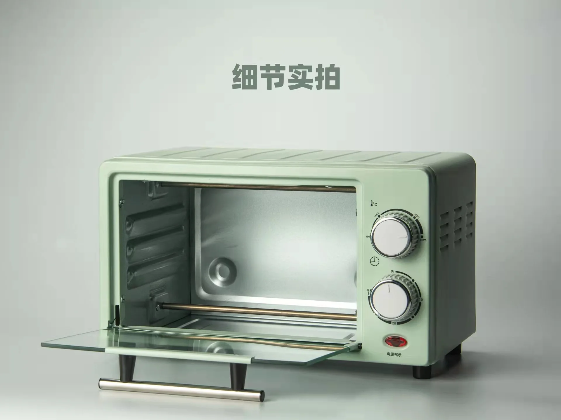 12L Kitchen appliance portable electric oven with two hot plate for