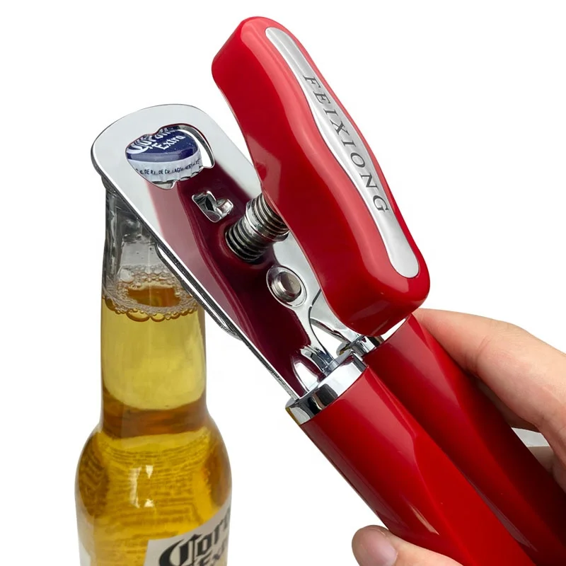 Feixiong 2023 High-Level Design Manual Iron Can Opener Beer Bottle Opener Smooth Edge Tin Jar Multifunctional Metal Can Opener