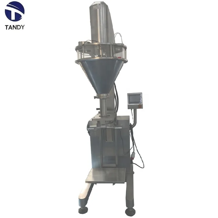 Semi Automatic Dry Washing Powder Premade Pouch Bag Filling Machine with Foot Pedal