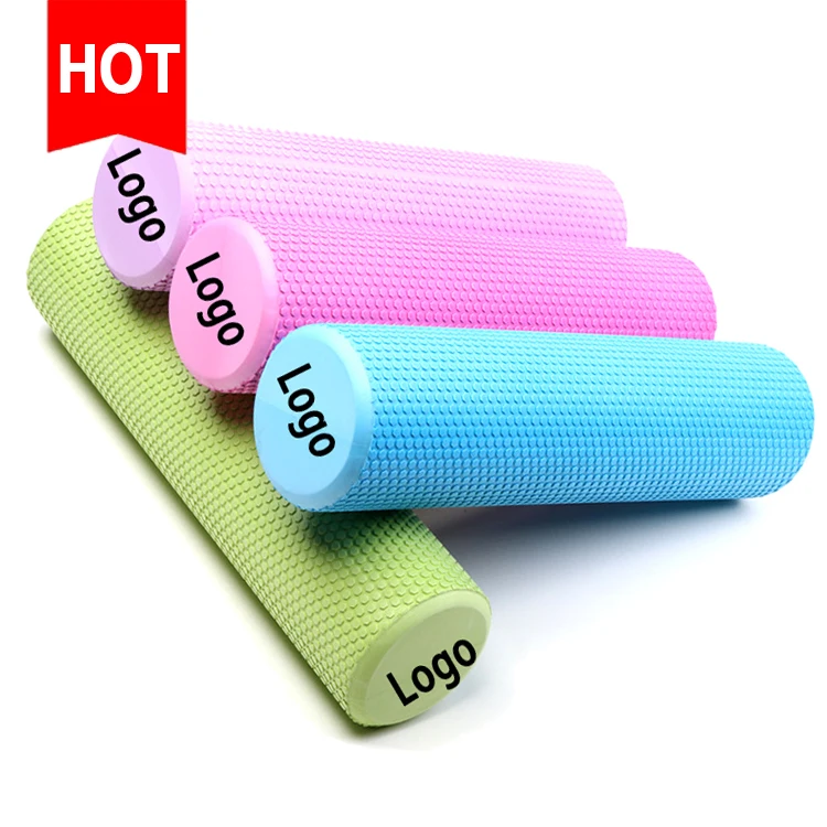 2024 Free Sample custom logo Eva Fitness Foam Roller Exercise High Density Massage deep muscle Yoga Foam Rollers
