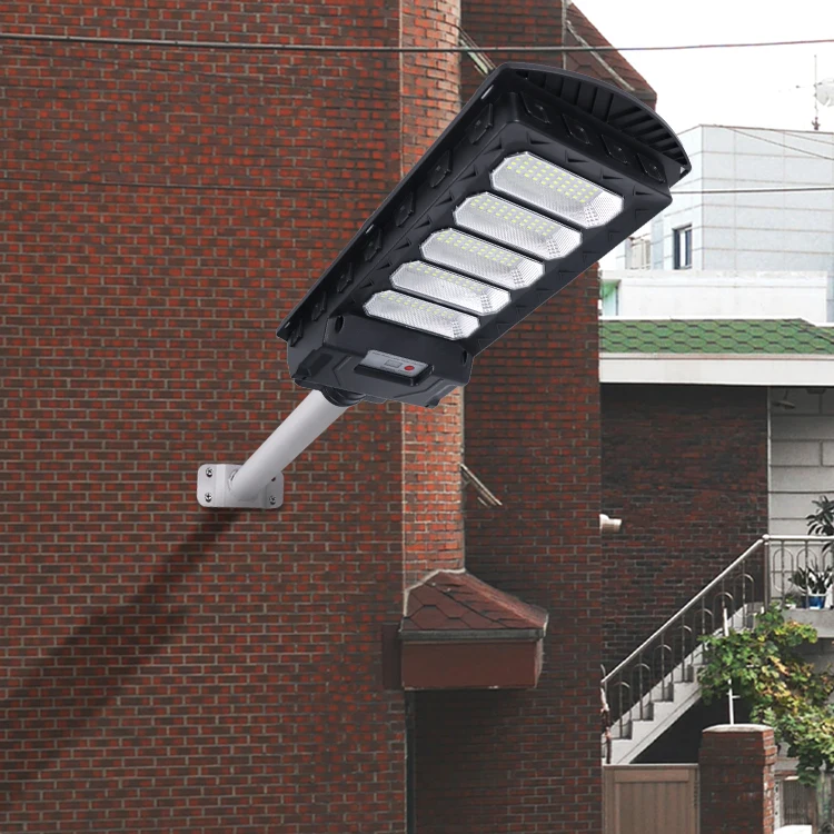 Commercial Public Induction Post Light 50 100 150 200 250 300 W All In One LED Solar Street Light