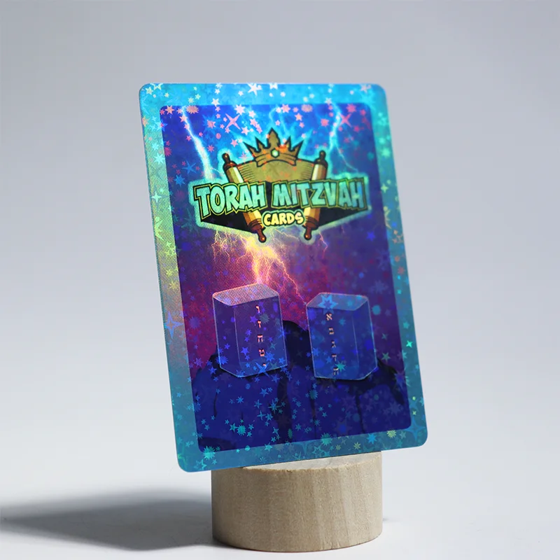 China Supplier Education Cardboard Card Game High Quality Custom Printing holographic trading card