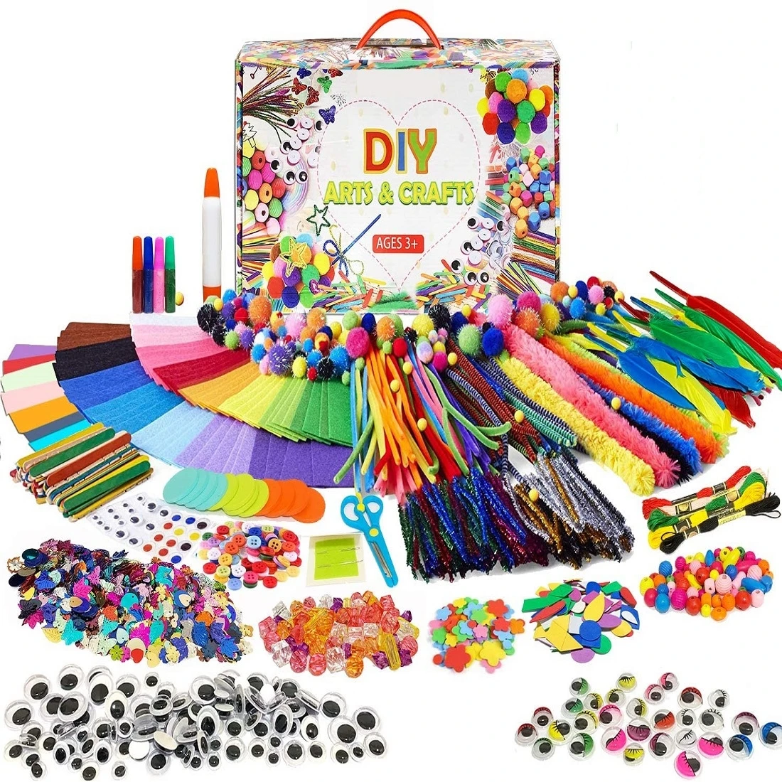 Art Supplies Preschool Craft Kits Pipe Cleaners Set