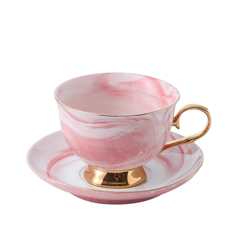 Home fashion creative business simple ceramic coffee mugs with gold rim