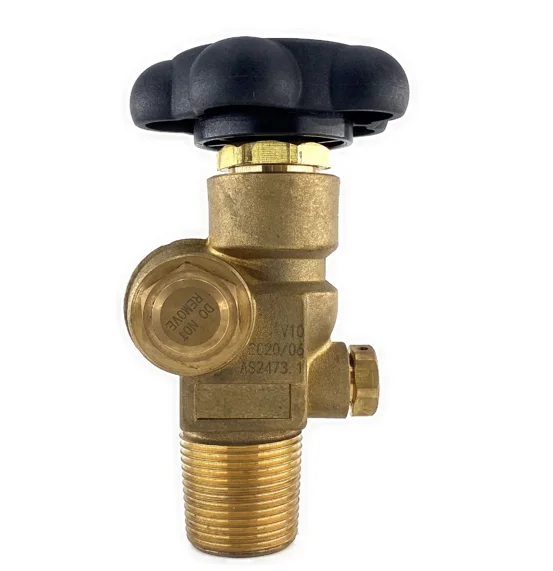 High quality brass non return safety and security oxygen nitrogen air cylinder valve QF-40