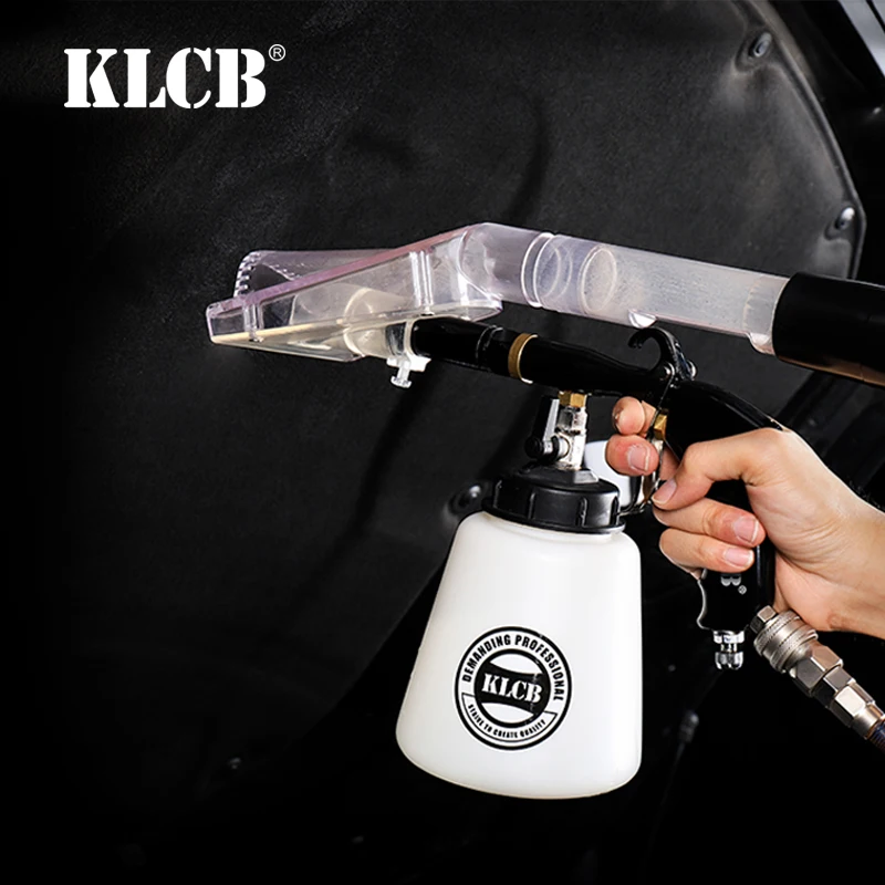 KLCB B021 Car Wash Tornado Machine Air Dust Suction & Blow Gun for Car Carpet Ceiling Mat Cleaning