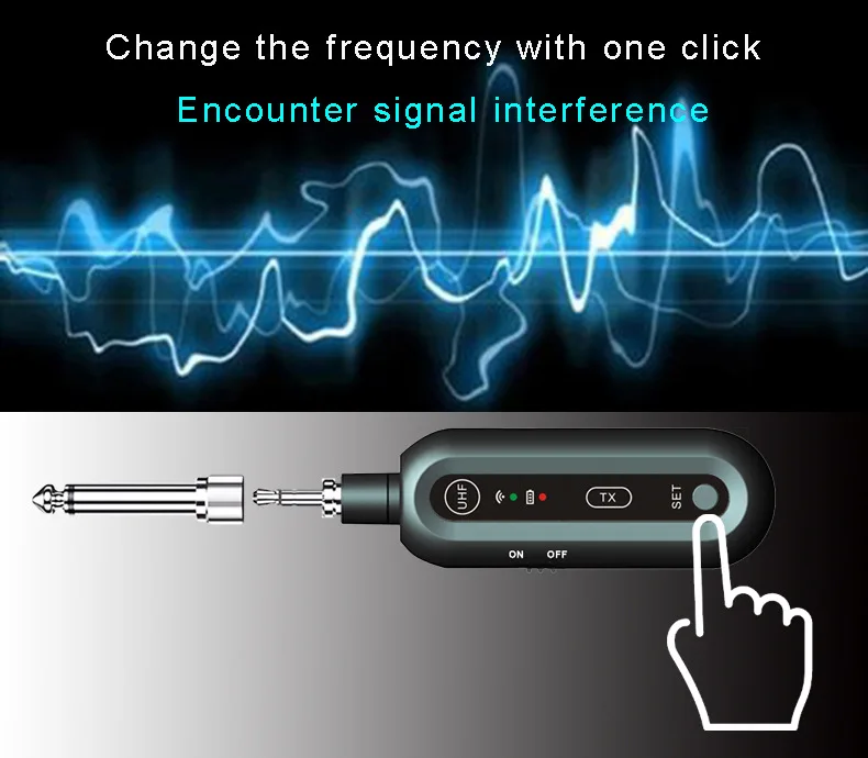 MIM-M1 wireless monitoring singer stage return music accompaniment audio host voice real-time return ear monitoring system UHF