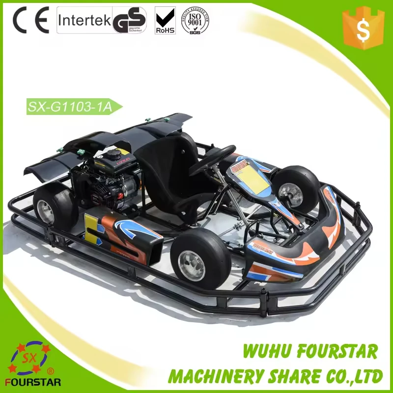 Hot Sale 45km/H Engine 200cc Gas Powered Single Single Seat Petrol Racing Go Kart