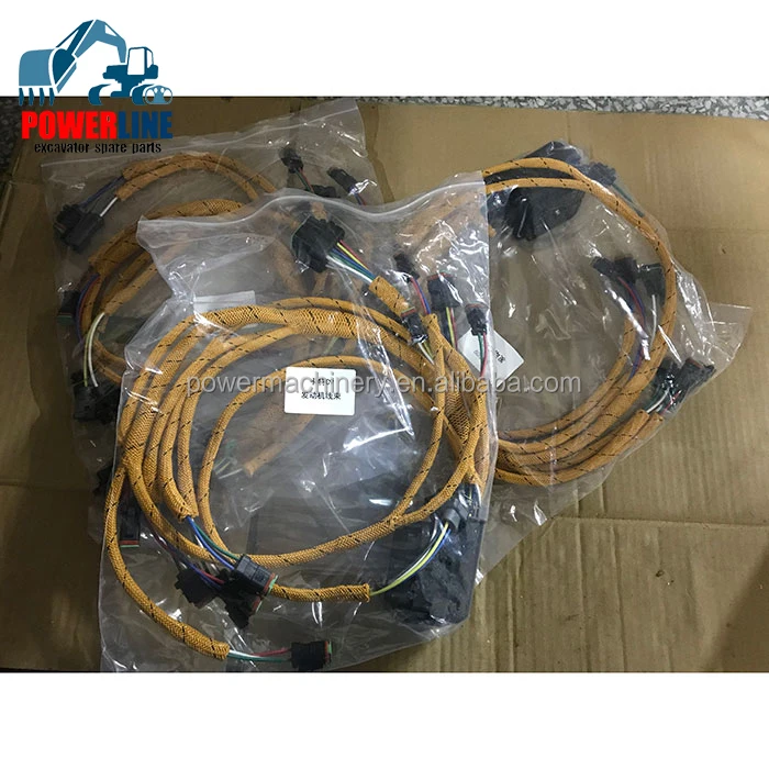 Fast delivery excavator parts CAT 320C E320C Excavator Engine Parts Cab External Wiring Harness 186-4605