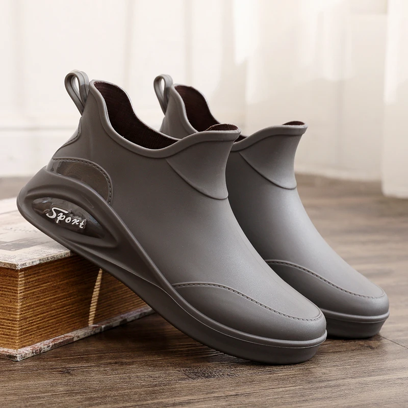 PVC Rain Boots Chef Shoes Non-slip Brikenstock Shoes for kitchen Shoes for Men