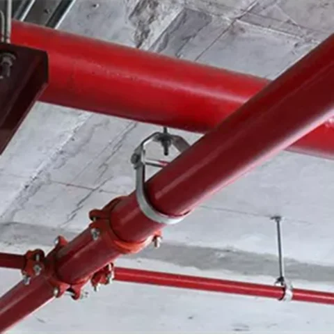 Standard Pipe Clamps U Shape clip Metal Steel For Drainage Fixed Support Carbon Square Pipes