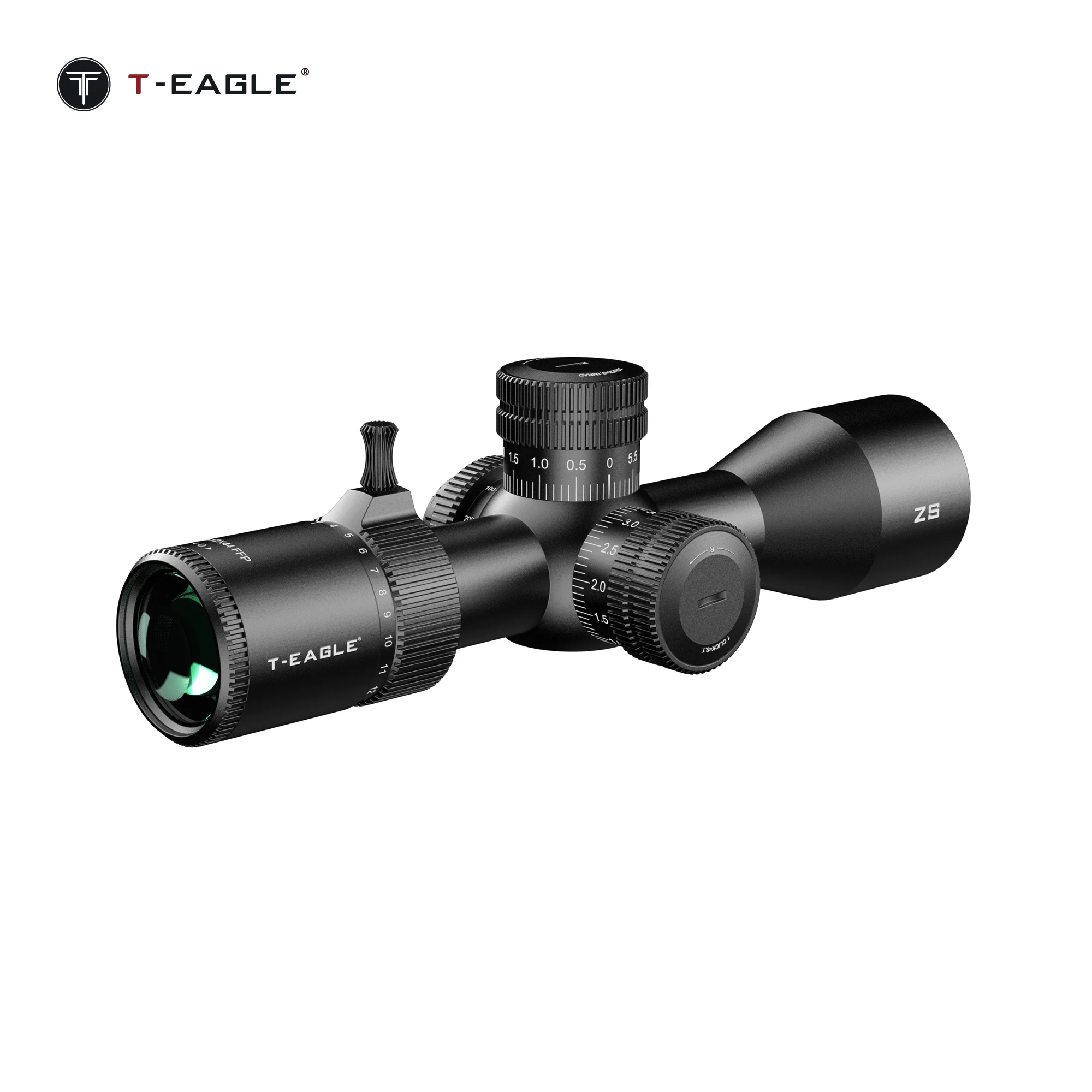 T-EAGLE ZS 3-12X44 SFIR FFP ударопрочный стеклянный протравливанный прицел для прицела охоты оптика Zero Stop
