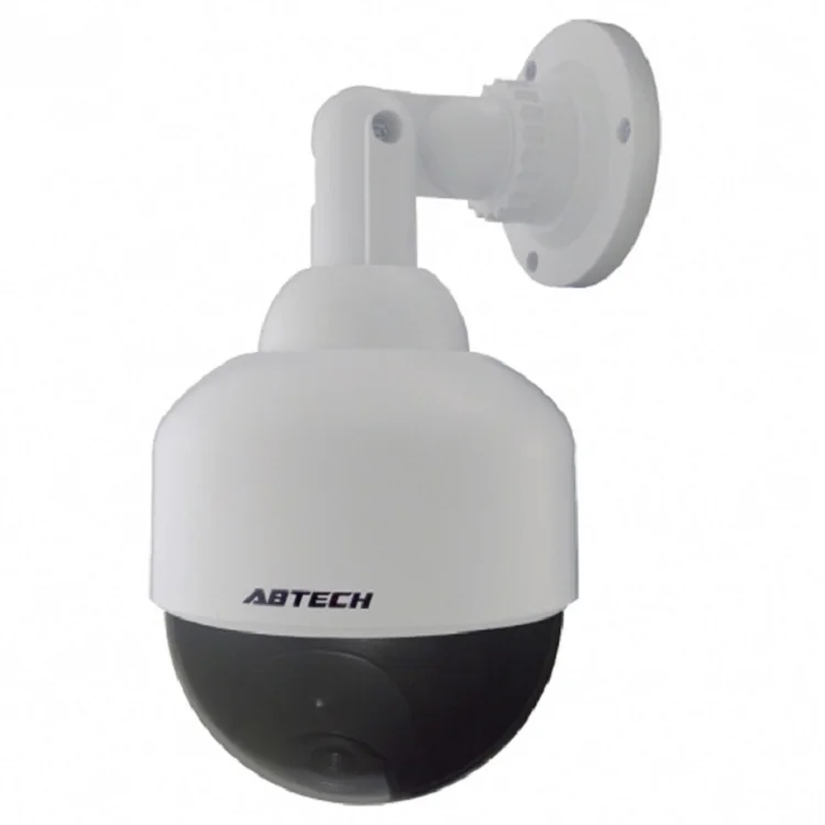 Outdoor Simutated Security Analog Fake Speed Dome CCTV Dummy Camera With Flash LED Light Warning