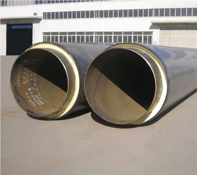 Подземный производитель ASTM API HDPE куртка PU полиуретановая пена теплоизоляционная труба для центрального отопления и охлаждения