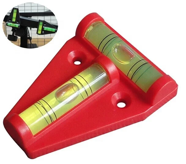 Pmma or metal shockproof solid acrylic mini bubble vials Level