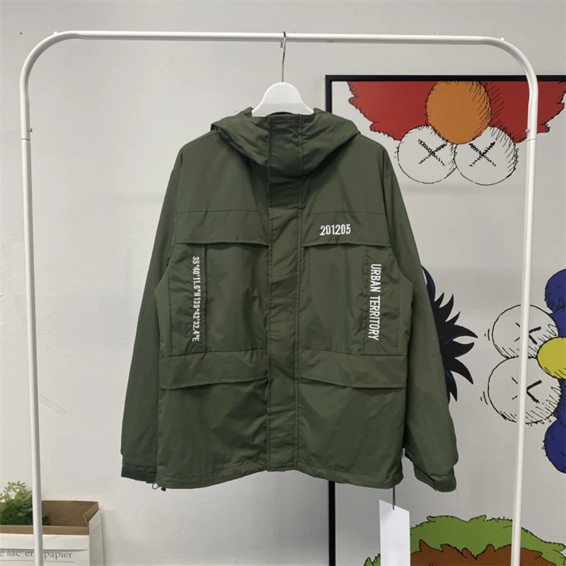 Fashion Brand NYLON Windbreaker Men Jacket Techwear Cargo Clothes Coat Streetwear Winter Autumn Jackets