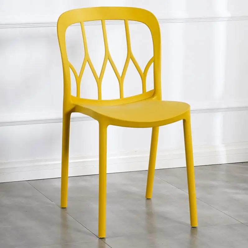 Hot sale cheap plastic strong restaurant dining room chairs wholesale stackable plastic chair