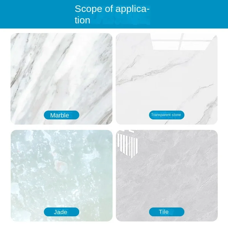 Epoxy Crystal Glue Transparent Color Marble Jade Stone Bonding Crack Repair Splicing Installation AB Glue