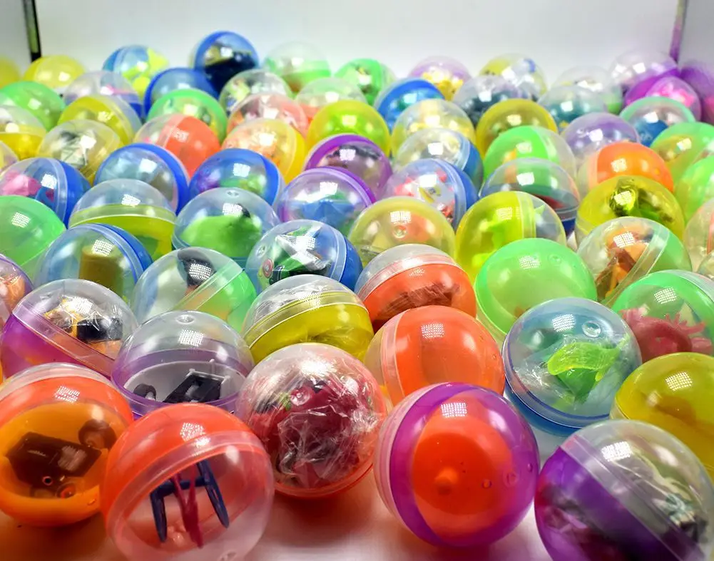 Best Selling Round Shape 45mm Multi-colors Doll Gashapon Capsule Gacha Ball Toys for Vending Machine