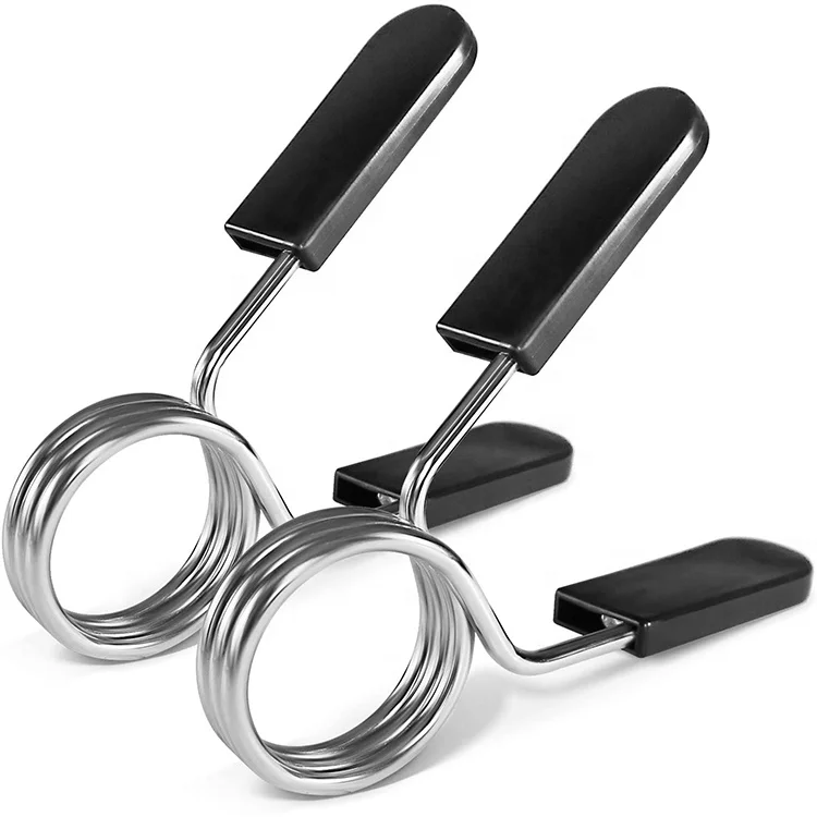 HengSheng 24mm 25mm 28mm  30mm 50mm barbell spring clip exercise collars barbell clamps for weight bar