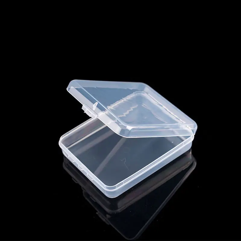 Wholesale Price Memory Card Case Transparent Standard SD SDHC Case Holder Box Storage Plastic Box