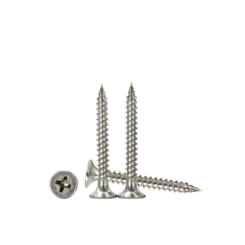 Hot selling ss 201 csk self tapping screws for plastic