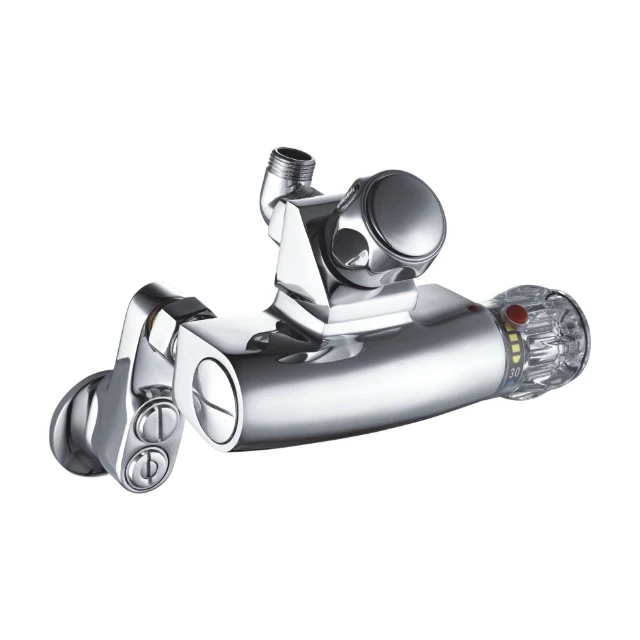 Most popular India Italy and Korea bathroom wall mounted thermostatic shower faucet