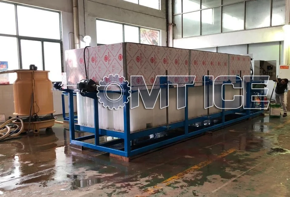 Industrial Automatic 5 Tons 10 Tons Direct Cooling Block Ice Making Machine Food grade