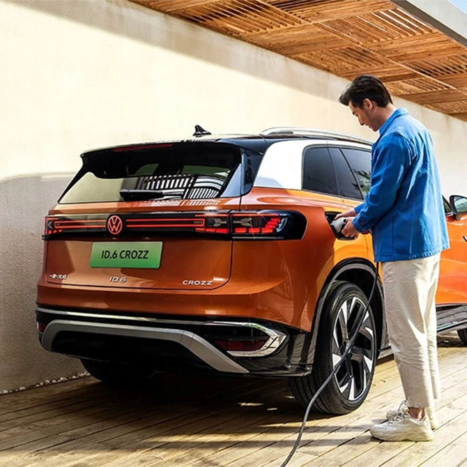 EV автомобиль VW ID4 ID6 в наличии Подержанный правый электрический
