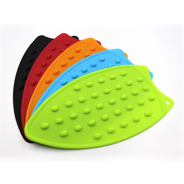 Reusable Anti-slip Heat Resistant Silicone Iron Mat Hot Safety Protection Ironing Rest Pad Insulation