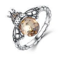 Jiang Yuan Fine Authentic 925 Sterling Silver CZ Design Rings Flower Zircon Sparkling Rings for Women Fine Jewelry Anniversary