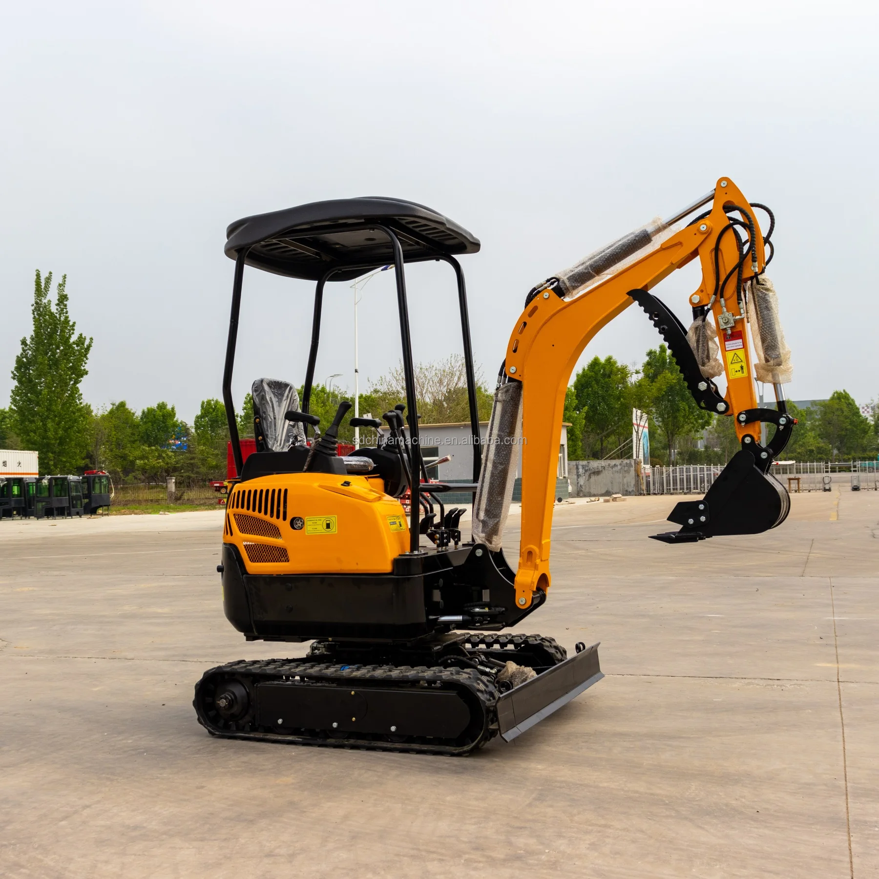 one bucket hydraulic crawler mini excavators with track