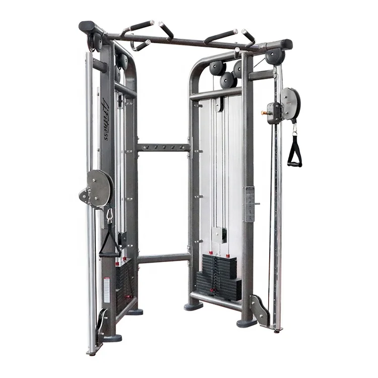 Commercial indoor new design dual adjustable pulley system functional trainer gym fitness machine