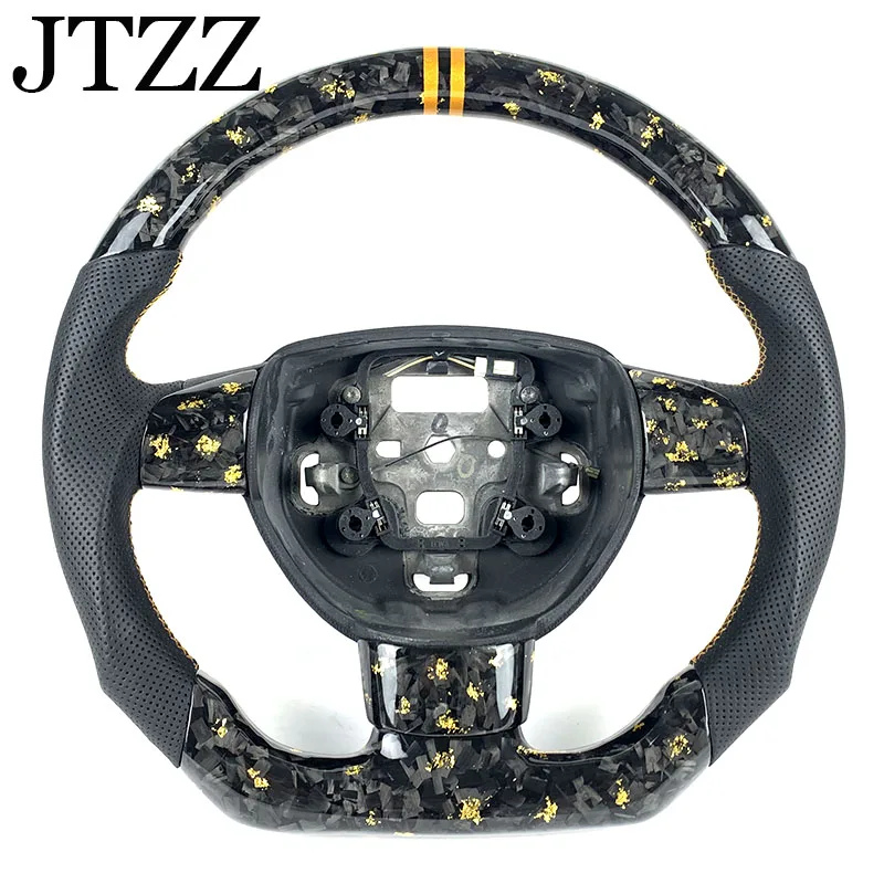 2008 2009 2010 2011 2012 2013 2014 2015 FOR Ford Focus Mk2 ST RS Automotive  Customized Carbon Fiber  Leather Steering Wheel