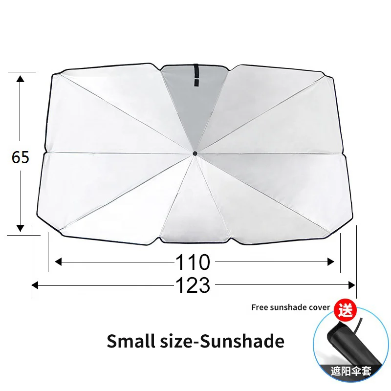 2024 CARFU hot selling car auto parts interior decoration side universal car parasol