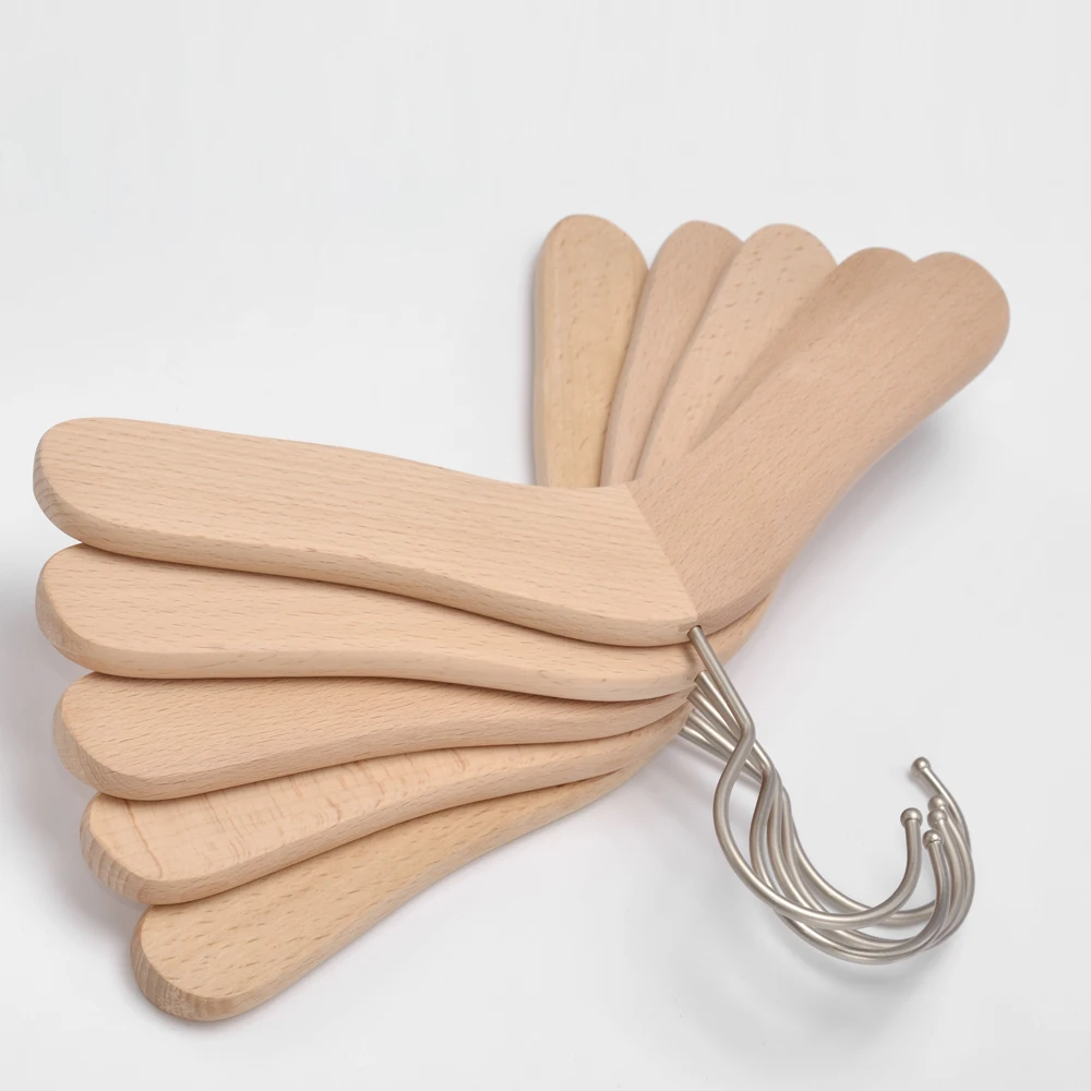 High quality  Wooden Children baby Custom clothes hanger natural wooden