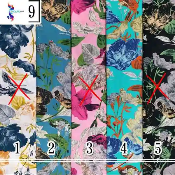 40s top beautiful flower patterns Wholesale 100% cotton poplin print ready goods stock fabric