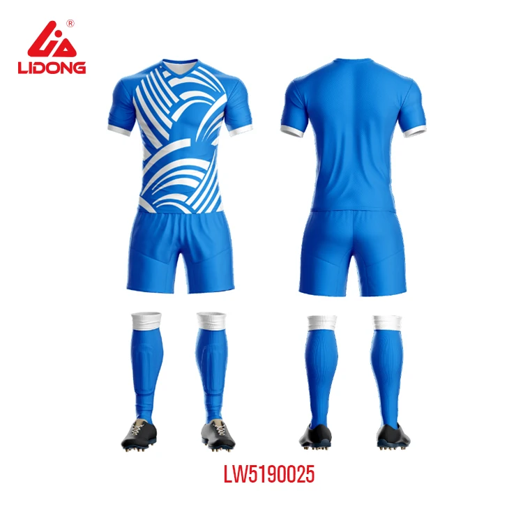 Custom Brand Logo Design Sport Wear Soccer Kit Tracksuit Full Sublimation Set Football Kit or Cutsew Sportswear