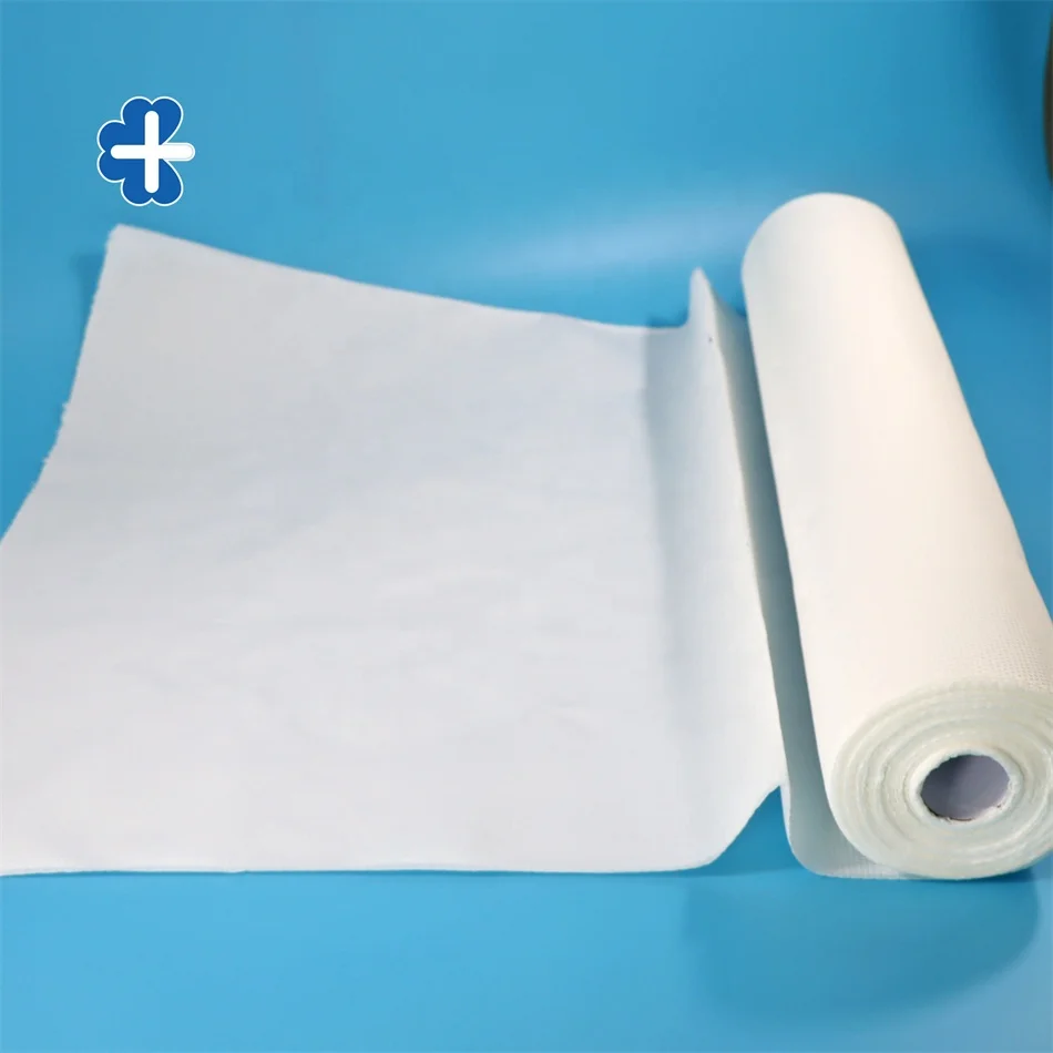 China Manufacturer Suning Disposable Medilca Couch Roll Examination Bed Paper Roll