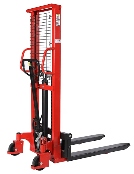 1000KG Hydraulic Manual Stacker Factory price Manual Hydraulic small stacker manual mini stacker