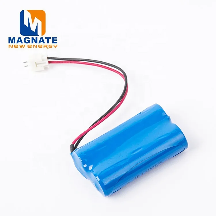 3.6V Li/SOCl2 Battery Pack ER14505-2P Lithium Thionyl Chloride Battery pack with lead wires 5400mah
