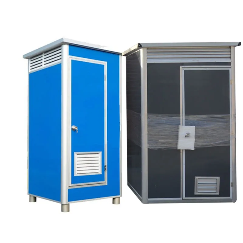 
Mobile prefabricated portable composting toilets chemical wc cabin movable toilets for construction sale 