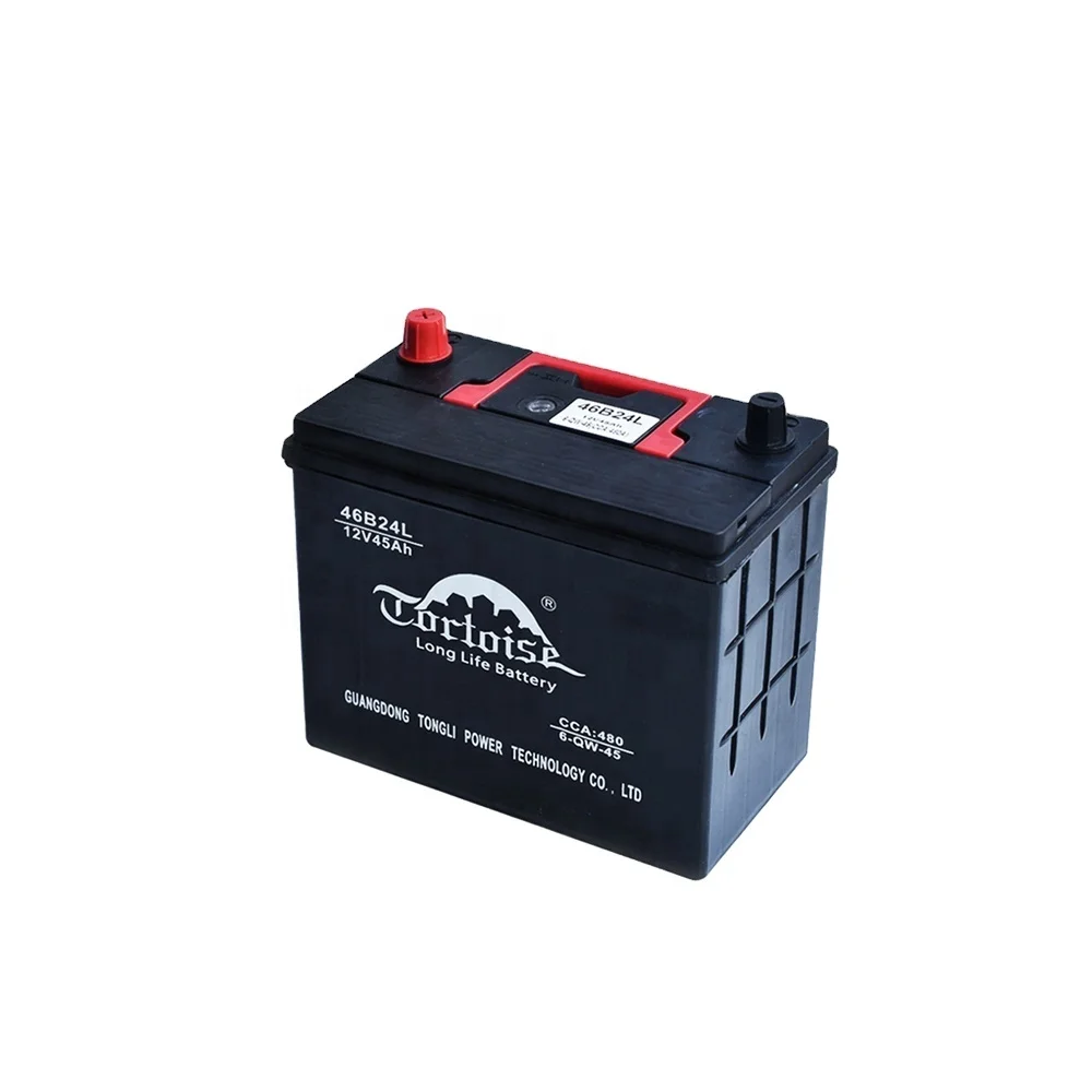 High Quality Durable Using 12v 45ah wet charge maintenance free rechargeable lead acid battery car