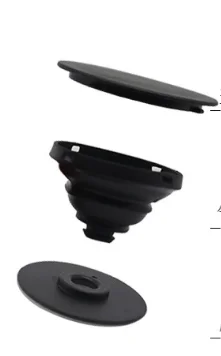 Manufacturers wholesale Mobile Phone push-pull retractable folding bracket paste portable air cushion bracket pattern LOGO