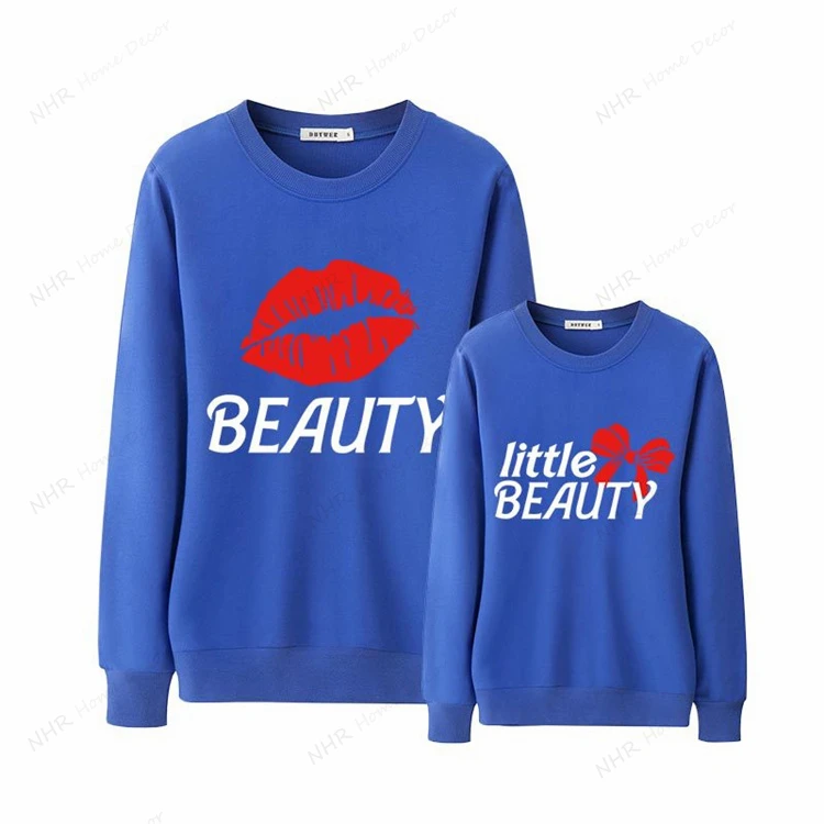 
Family Matching Autumn Sweaters Outfits Mommy And Me Girls Shirt Kid Sleeve Mother Daughter Matching Family Clothing Outfits 