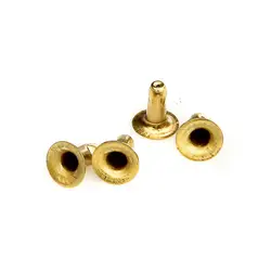 Punk Spikes Studs Round Flat Rapid Mushroom Decorative Rivets DIY Set For Clothes Clothing Bag Shoes Leather Rivet